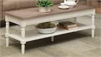 48''X17'' 6042184DFTW FRENCH COUNTRY COFFE TABLE