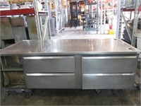 SS Refrigerated Chef Base Low Boy ( 72x34)