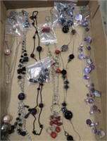 6 sets costume jewelry - long necklace&earrings