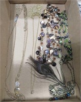 6 costume jewelry necklaces