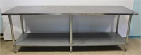 OMCAN STAINLESS STEEL WORK TABLE