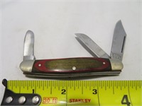 western usa three blade knife stainless w742