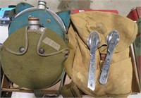 boyscout canteen,bag,silverware/girlscout canteen