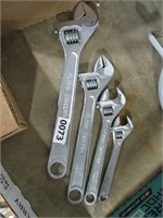 4 pc crescent wrench set