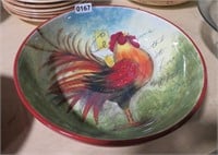 13" rooster bowl