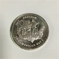 .999 Fine Silver Round, One Troy Ounce