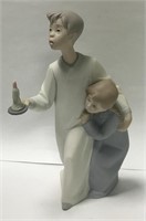 Lladro Porcelain Figurine, Boy And Girl