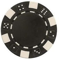 Da Vinci Clay Composite Dice Striped Poker Chips