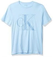 Calvin Klein Men's Short Sleeve Monogram Logo
