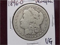 1896 O MORGAN SILVER DOLLAR 90% VG