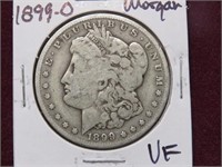 1899 O MORGAN SILVER DOLLAR 90% VF