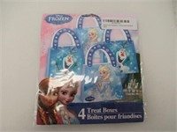 4Pc Disney Frozen Treat Boxes - Elsa & Olaf