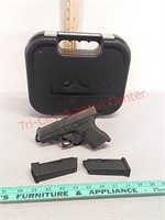 New glock g43 9mm pistol gun, 2-6rd mags, sn