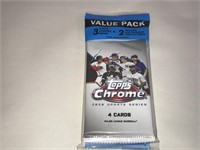 2020 Topps Chrome Update Baseball Value Pack NEW