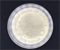 2001 Capital Visitor Silver Dollar Coin