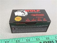 10 rds 00 buck 12 gauge shotshells wolf ammo