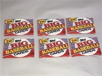 1988 Topps Baseball Cards LOT of 6 Unopened Pack