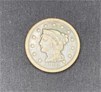 1848 Braided Hair US Large Cent