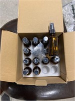 Box set of glass spray bottles