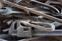 old wrenches and other  tools