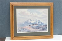 MOUNTAIN HOMESTEAD Signed & Numbered Print