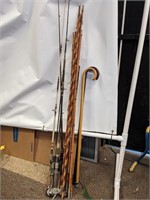 canes, cane poles, and rods