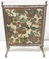 Antique Tapestry Screen
