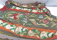 Embroidered Throw Blanket
