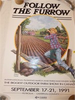 "Follow the Furrow" Poster 1991 Int.Plowing Match