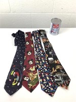 Collection de cravate dont MIckey/Goofy, Disney