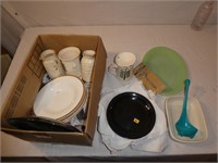 Misc. Boxlot of Dishes