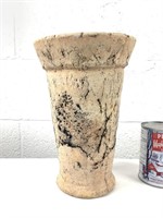 Vase en céramique style brutaliste 11''h