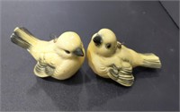 Pair of Yellow Goebel Birds