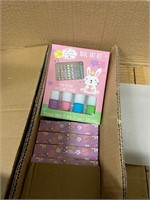 Box lot of Easter nail art kits