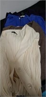 Womens XL sweaters, button up