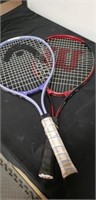 Two tennis rackets