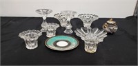 Group of candle holders and more