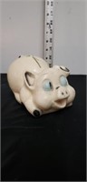 Vintage piggy bank missing bottom