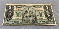 1935 Banque Canadienne Nationale 5 dollar