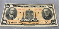 1935 Royal Bank of Canada 10 dollar