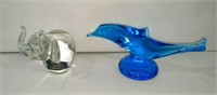 Elephant & Dolphin Paper Weights