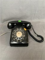 Northern Telecom Black Rotary Telephone
