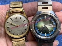 (2) Vintage watches (Gruen & Seiko)
