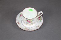 Petit Point Royal Albert Cup & Saucer