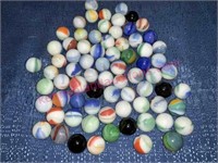 Collection of old marbles