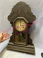 Antique Welch oak kitchen clock