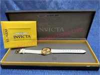 New Invicta (white) watch w/ box & papers