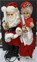 Lighted Mr & Mrs. Claus
