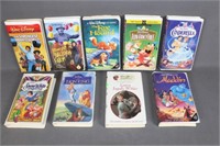 Lot Walt Disney Childrens VHS Tapes, Etc