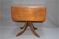 Duncan Phyfe Drop Leaf end Table As Found
